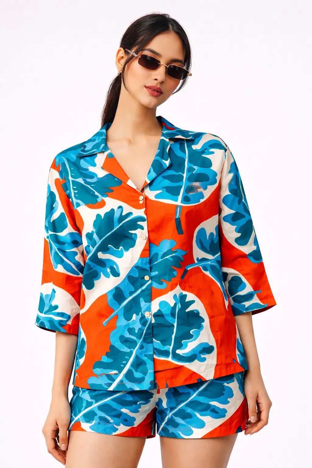 SET HOLYDAY TROPICAL SHORT MANGA 3/4